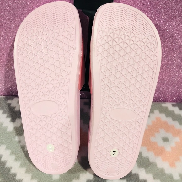 NWT Hurley PINK Jelly Platform Slides - Picture 7 of 8